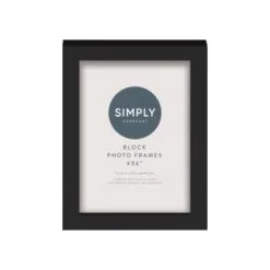 Simply Everyday 4 X 6" Block Frames 3pk - Black 7 Simply Everyday 4 X 6" Block Frames 3pk - Black -Furniture Shop 278309 3pk simply everyday block frames 4x6 black 2
