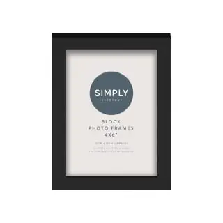 Simply Everyday 4 X 6" Block Frames 3pk - Black 5 Simply Everyday 4 X 6" Block Frames 3pk - Black - Image 3