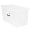 B&M Large Storage Box With Lid 110L - Clear 1 B&M Large Storage Box With Lid 110L - Clear -Furniture Shop 284861 110l storage box with lid clear 2
