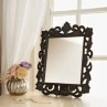 B&M Ornate Dressing Table Mirror -Furniture Shop 304006 Ornate dressing table mirror Black1