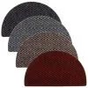 B&M Half Moon Indoor Chevron Doormat 40 X 70cm -Furniture Shop 319759 Half Moon Indoor Chevron Mat 40x70cm
