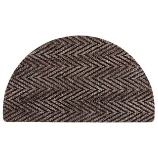 B&M Half Moon Indoor Chevron Doormat 40 X 70cm 6 B&M Half Moon Indoor Chevron Doormat 40 X 70cm - Image 4