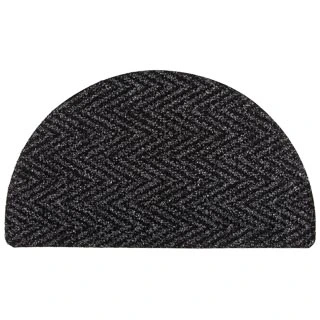 B&M Half Moon Indoor Chevron Doormat 40 X 70cm 7 B&M Half Moon Indoor Chevron Doormat 40 X 70cm - Image 5