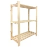 Lovon 3-Tier Pine Shelf