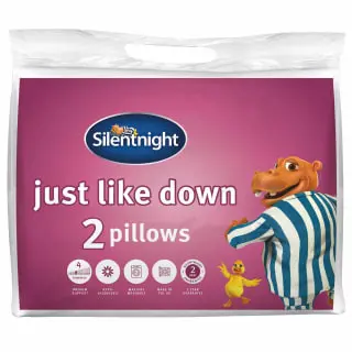 Silentnight Just Like Down Pillow 2pk 3 Silentnight Just Like Down Pillow 2pk