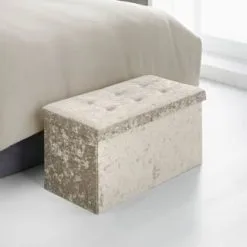 B&M Storage Ottoman - Mink