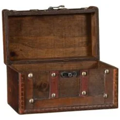 B&M Wooden Storage Chest -Furniture Shop 338728 woodern storage chest 2