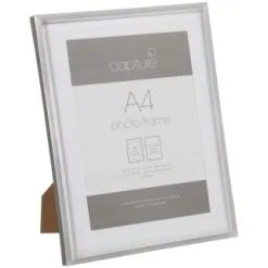 B&M A4 Metallic Picture Frame