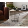 Tromso Basket Side Table