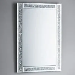 B&M Crushed Jewel Mirror - Silver