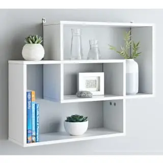 Lokken Display Wall Shelf - White 3 Lokken Display Wall Shelf - White