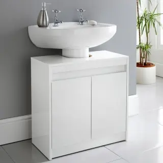 Norsk High Gloss Under Sink Cabinet 3 Norsk High Gloss Under Sink Cabinet