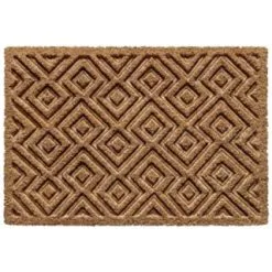 B&M Embossed Coir Doormat 40 X 60cm