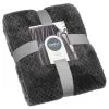 Simply Everyday Waffle Throw - Charcoal -Furniture Shop 348798 simply waffle throw charcoal 4