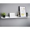 Lokken Picture Shelf 120cm - White 1 Lokken Picture Shelf 120cm - White -Furniture Shop 352941 lokken long floating shelf white