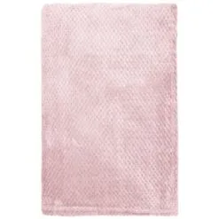 Simply Everyday Waffle Throw - Blush -Furniture Shop 354334 simply blush waffle throw 3