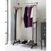 B&M Extendable Double Garment Rail -Furniture Shop 355446 2 tier extendable garment rail