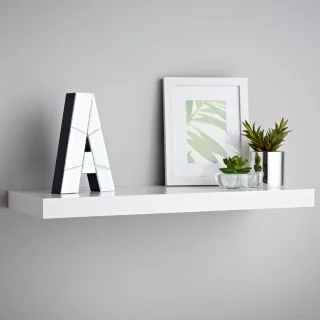 Lokken Floating Shelf 60cm - White 3 Lokken Floating Shelf 60cm - White