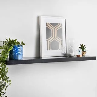 Lokken Floating Shelf 100cm - Black 3 Lokken Floating Shelf 100cm - Black