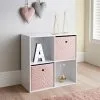 B&M Geo Storage Cubes 2pk - Blush 2 B&M Geo Storage Cubes 2pk - Blush -Furniture Shop 358002 2pk blush geo storage cubes