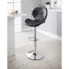 Norsk Barstool - Black -Furniture Shop 360871 norsk barstool black with metal base