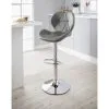 Norsk Bar Stool - Grey -Furniture Shop 360872 norsk barstool grey with metal base