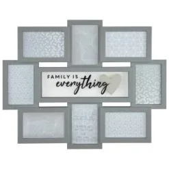 B&M Multi Aperture Photo Frame 8pc - Family Is Everything