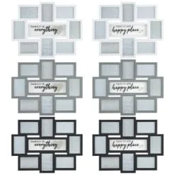 B&M Multi Aperture Photo Frame 8pc - Family Is Everything 9 B&M Multi Aperture Photo Frame 8pc - Family Is Everything -Furniture Shop 362635 8 aperture quote frame group