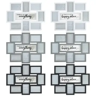 B&M Multi Aperture Photo Frame 8pc - Family Is Everything 6 B&M Multi Aperture Photo Frame 8pc - Family Is Everything - Image 4