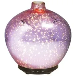 Essence Colour Changing Rose Gold Aroma Diffuser -Furniture Shop 363278 colour changing glass aroma diffuser rosa purple