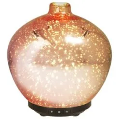 Essence Colour Changing Rose Gold Aroma Diffuser -Furniture Shop 363278 colour changing glass aroma diffuser rosa yellow