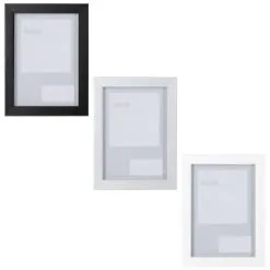 B&M Block Photo Frame 5 X 7" 2pk - White 9 B&M Block Photo Frame 5 X 7" 2pk - White -Furniture Shop 367046 2pk block photo frame 5x7 main