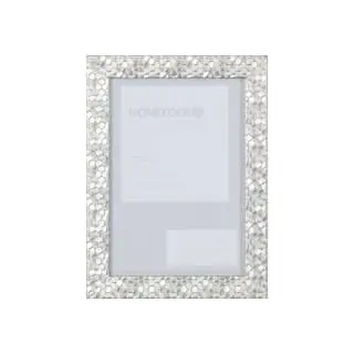 B&M Metallic Honeycomb Photo Frame 5 X 7" - Silver 4 B&M Metallic Honeycomb Photo Frame 5 X 7" - Silver - Image 2
