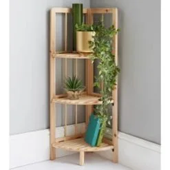 B&M 3 Tier Wooden Shelving Unit
