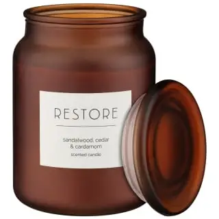 B&M Large Spa Scented Candle - Amber - Restore 5 B&M Large Spa Scented Candle - Amber - Restore - Image 3