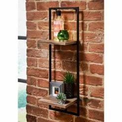 Tromso Narrow 2 Tier Shelf