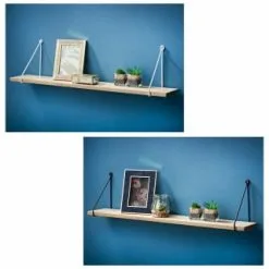 B&M Malvern Oak Shelf With Bracket 80cm - Black 5 B&M Malvern Oak Shelf With Bracket 80cm - Black -Furniture Shop 370151 malvern 80cm oak shelf with bracket group