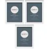 Simply Everyday 5 X 7" Block Frames 3pk - White 1 Simply Everyday 5 X 7" Block Frames 3pk - White -Furniture Shop 370279 3pk simply everyday block frames 5x7 white