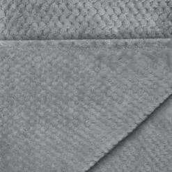 Heritage Collection Waffle Faux Fur Throw - Grey 9 Heritage Collection Waffle Faux Fur Throw - Grey -Furniture Shop 372931 heritage collection waffle faux fur throw 130x160cm 2