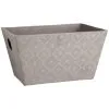 B&M Diamond Storage Basket - Grey -Furniture Shop 374354 diamond storage basket grey