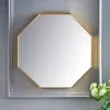 B&M Octagon Mirror - Gold -Furniture Shop 374548 octagon mirror gold