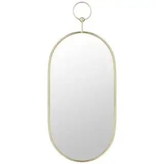 B&M Hanging Gold Mirror 3 B&M Hanging Gold Mirror