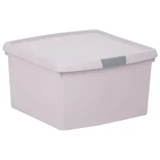 B&M Waffle Clip Box 25.5L - Blush 4 B&M Waffle Clip Box 25.5L - Blush - Image 2