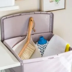 B&M Waffle Clip Box 25.5L - Blush 12 B&M Waffle Clip Box 25.5L - Blush -Furniture Shop 375471 blush 25 5l waffle clip box 3