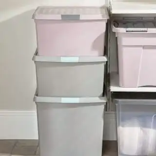 B&M Waffle Clip Box 25.5L - Blush 8 B&M Waffle Clip Box 25.5L - Blush - Image 6