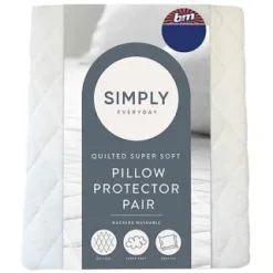 Simply Everyday Simply Anti-Bacterial Quilted Pillow Protectors 2pk