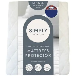 Simply Everyday Simply Anti-Bacterial Quilted Mattress Protector - Single 3 Simply Everyday Simply Anti-Bacterial Quilted Mattress Protector - Single