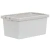 B&M Storage Box With Lid 11L - Graphite -Furniture Shop 377031 11l storage box grey 2
