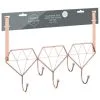 B&M Diamond Geo Overdoor Hooks - Rose Gold 1 B&M Diamond Geo Overdoor Hooks - Rose Gold -Furniture Shop 377705 diamon geo over door hook rose gold