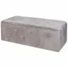 B&M Grey Ottoman -Furniture Shop 378068 grey ottoman